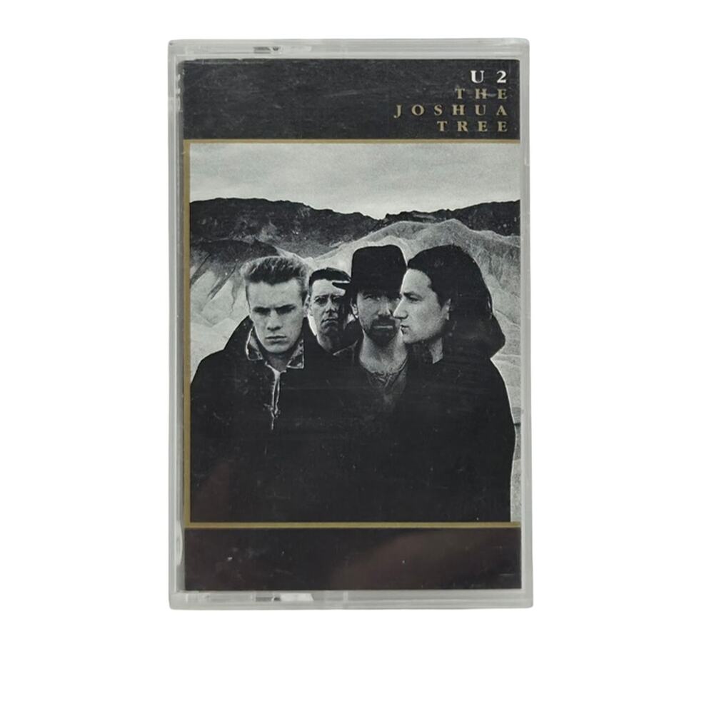 U2 Joshua Tree Tested & Working Cassette Tape Island Records 1987